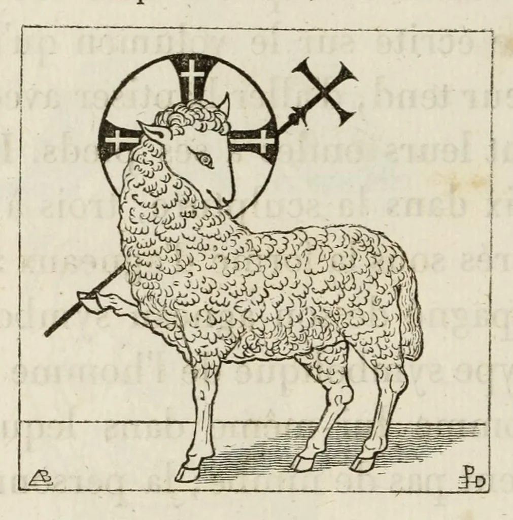 An illustration from Iconographie chrétienne. Histoire de Dieu, 1843, leaf 54