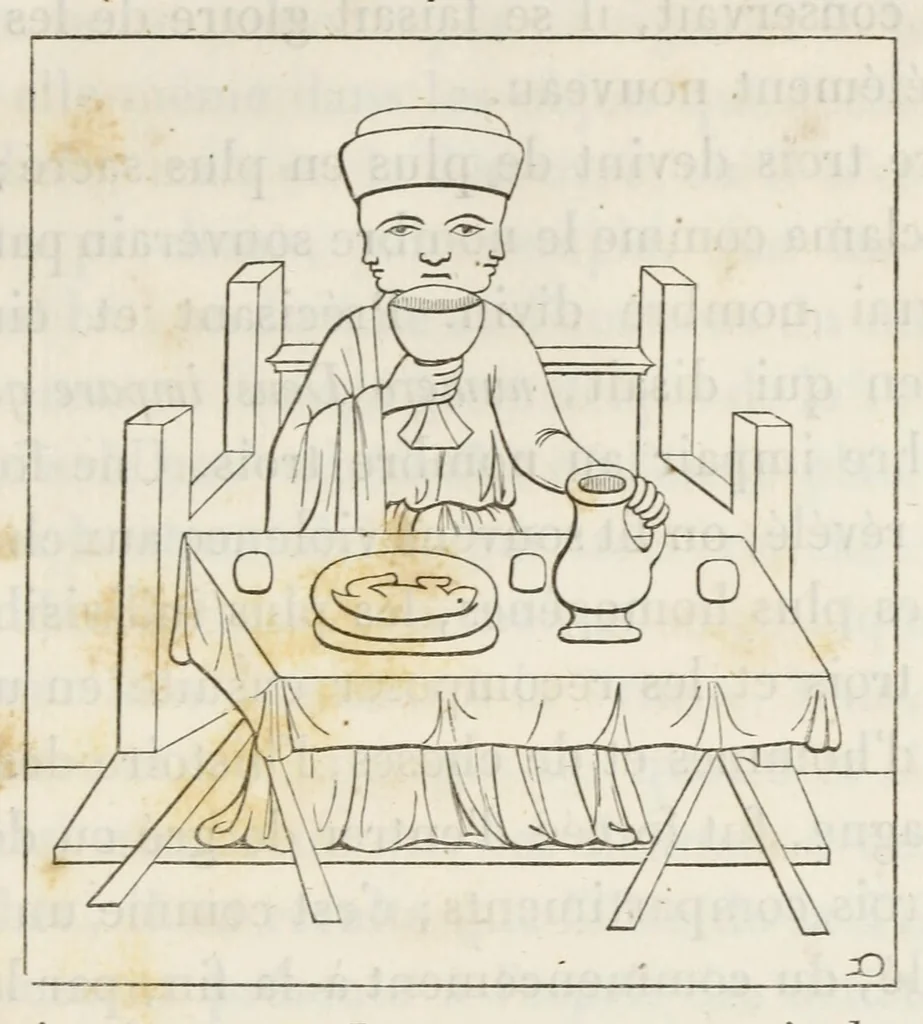 An illustration from Iconographie chrétienne. Histoire de Dieu, 1843, leaf 555