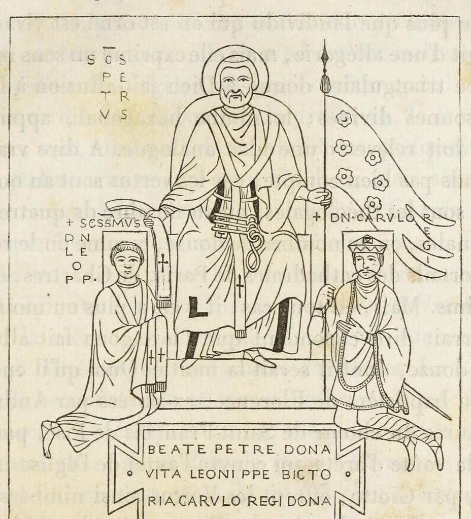 An illustration from Iconographie chrétienne. Histoire de Dieu, 1843, leaf 91