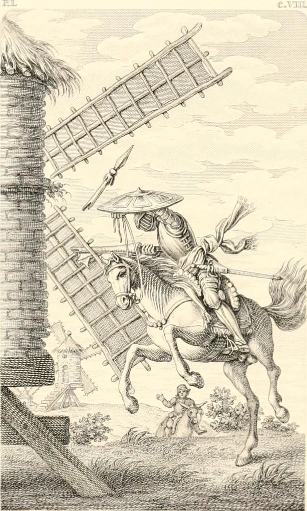 An illustration from An iconography of Don Quixote. 1605-1895, 1895, leaf 226