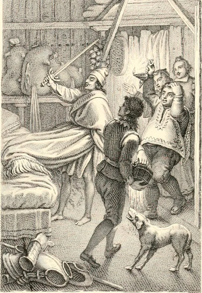 An illustration from An iconography of Don Quixote. 1605-1895, 1895, leaf 240