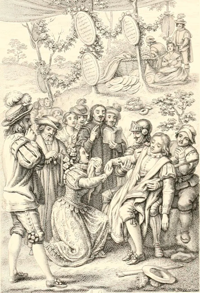 An illustration from An iconography of Don Quixote. 1605-1895, 1895, leaf 252