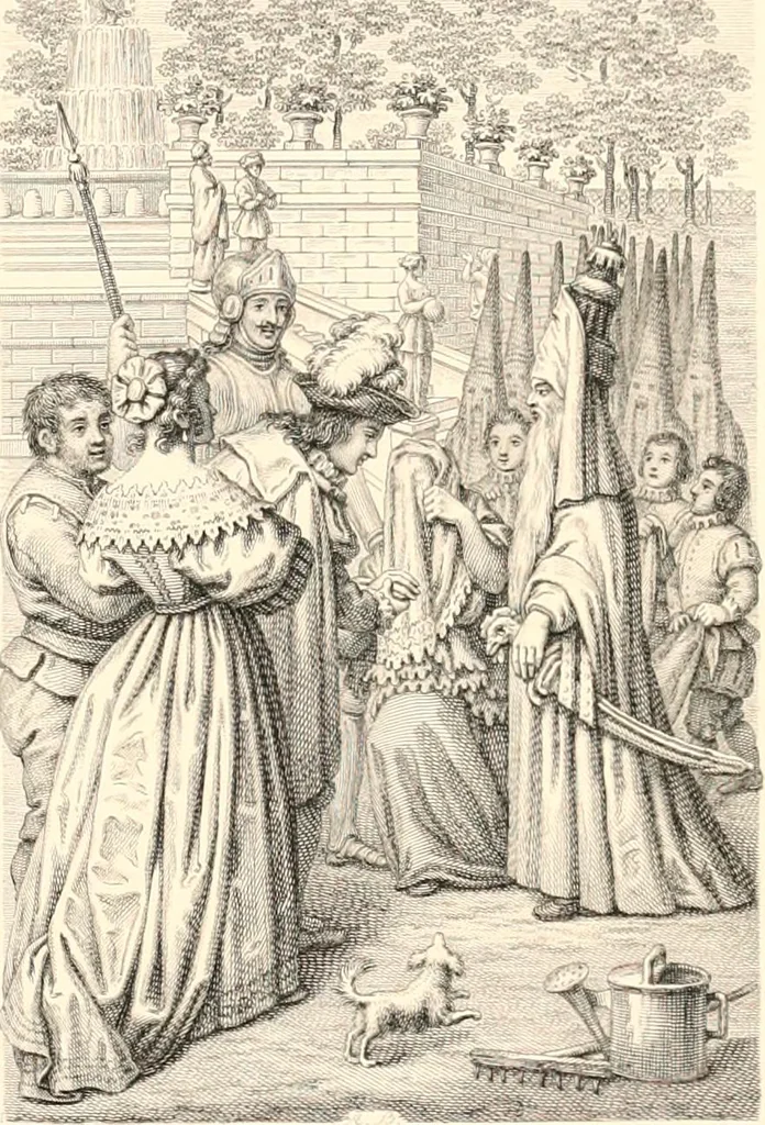 An illustration from An iconography of Don Quixote. 1605-1895, 1895, leaf 256