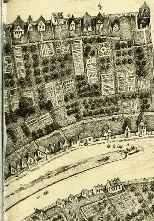 An illustration from The iconography of Manhattan Island, 1498-1909 : compiled from original sources and illustrated by photo-intaglio reproductions of important maps, plans, views, and documents in public and private collections, 1915, leaf 12