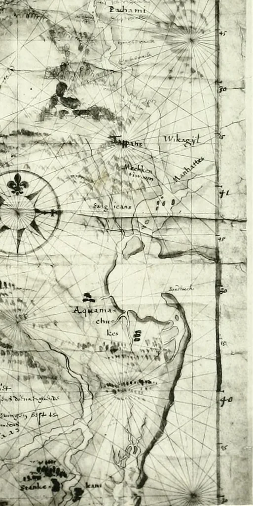 An illustration from The iconography of Manhattan Island, 1498-1909 : compiled from original sources and illustrated by photo-intaglio reproductions of important maps, plans, views, and documents in public and private collections, 1915, leaf 208