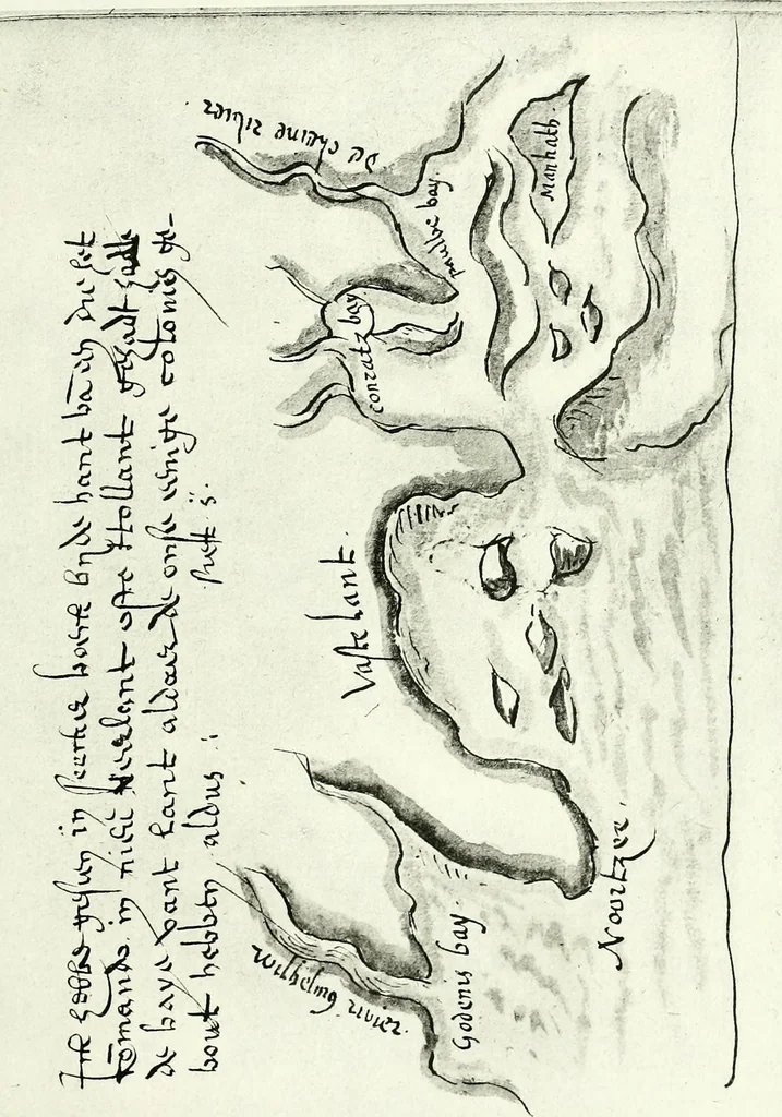 An illustration from The iconography of Manhattan Island, 1498-1909 : compiled from original sources and illustrated by photo-intaglio reproductions of important maps, plans, views, and documents in public and private collections, 1915, leaf 308