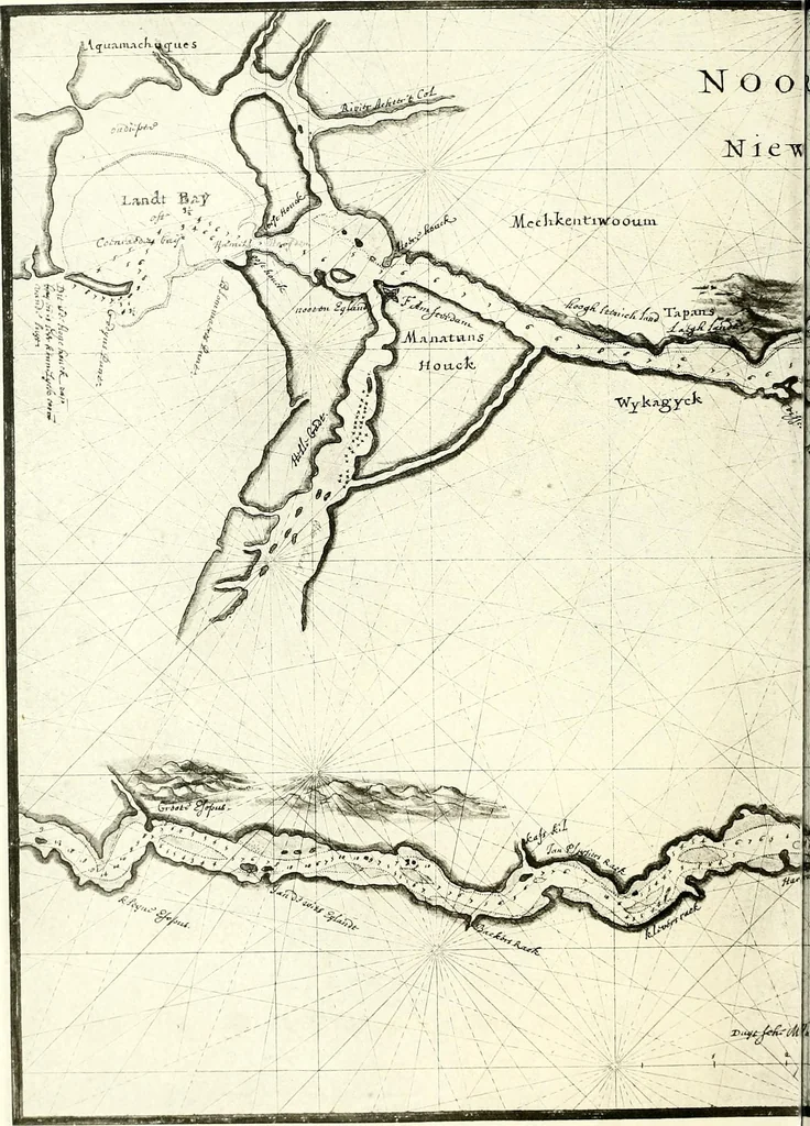 An illustration from The iconography of Manhattan Island, 1498-1909 : compiled from original sources and illustrated by photo-intaglio reproductions of important maps, plans, views, and documents in public and private collections, 1915, leaf 315