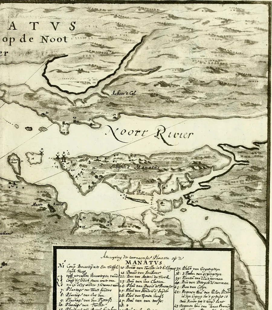 An illustration from The iconography of Manhattan Island, 1498-1909 : compiled from original sources and illustrated by photo-intaglio reproductions of important maps, plans, views, and documents in public and private collections, 1915, leaf 468