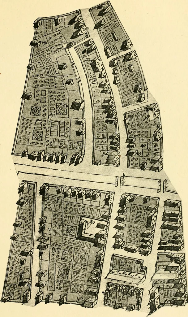 An illustration from The iconography of Manhattan Island, 1498-1909 : compiled from original sources and illustrated by photo-intaglio reproductions of important maps, plans, views, and documents in public and private collections, 1915, leaf 514