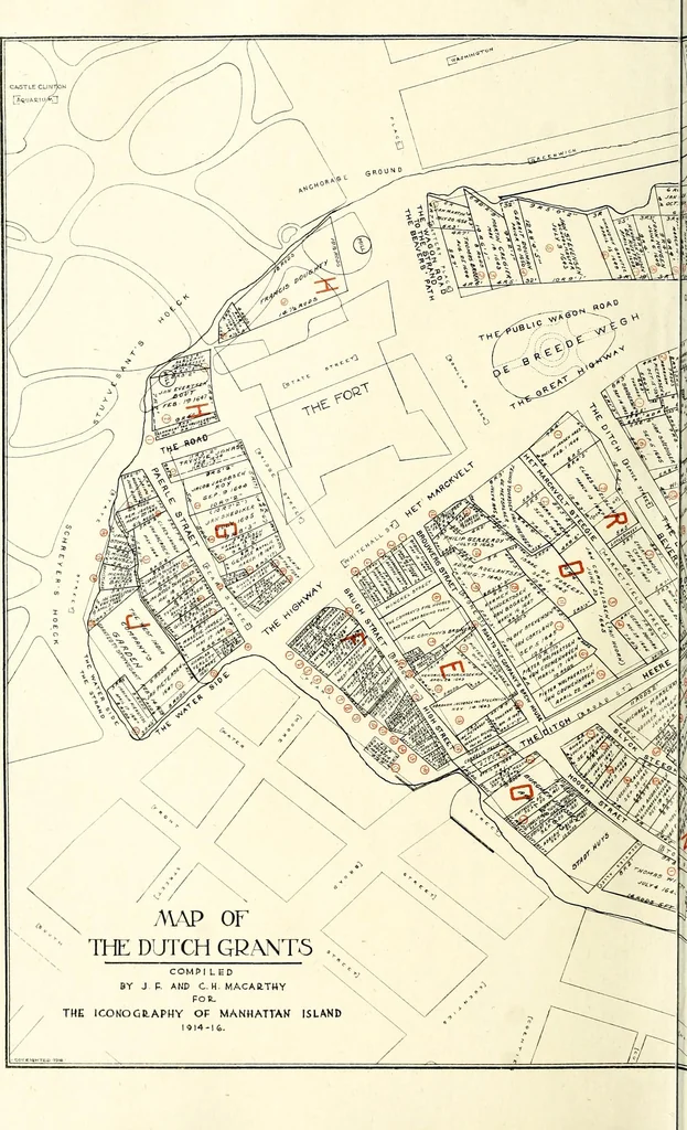 An illustration from The iconography of Manhattan Island, 1498-1909 : compiled from original sources and illustrated by photo-intaglio reproductions of important maps, plans, views, and documents in public and private collections, 1915, leaf 693