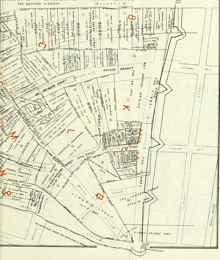 An illustration from The iconography of Manhattan Island, 1498-1909 : compiled from original sources and illustrated by photo-intaglio reproductions of important maps, plans, views, and documents in public and private collections, 1915, leaf 694