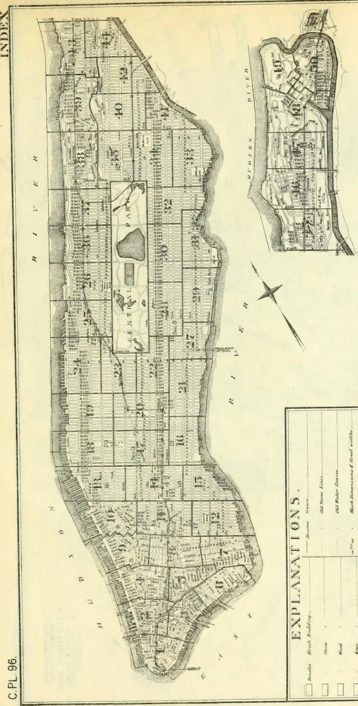 An illustration from The iconography of Manhattan Island, 1498-1909 : compiled from original sources and illustrated by photo-intaglio reproductions of important maps, plans, views, and documents in public and private collections, 1915, leaf 812