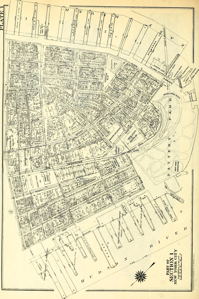 An illustration from The iconography of Manhattan Island, 1498-1909 : compiled from original sources and illustrated by photo-intaglio reproductions of important maps, plans, views, and documents in public and private collections, 1915, leaf 813