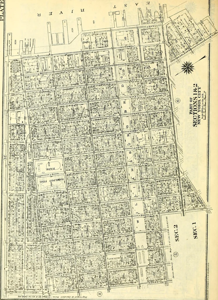 An illustration from The iconography of Manhattan Island, 1498-1909 : compiled from original sources and illustrated by photo-intaglio reproductions of important maps, plans, views, and documents in public and private collections, 1915, leaf 819