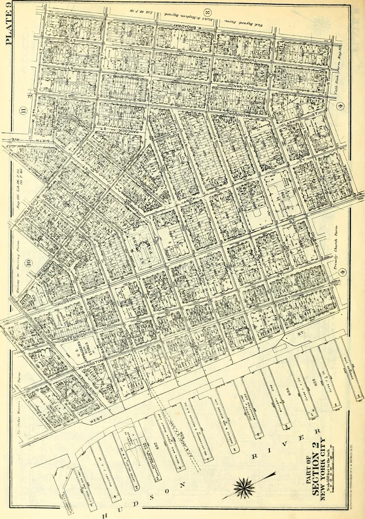 An illustration from The iconography of Manhattan Island, 1498-1909 : compiled from original sources and illustrated by photo-intaglio reproductions of important maps, plans, views, and documents in public and private collections, 1915, leaf 821