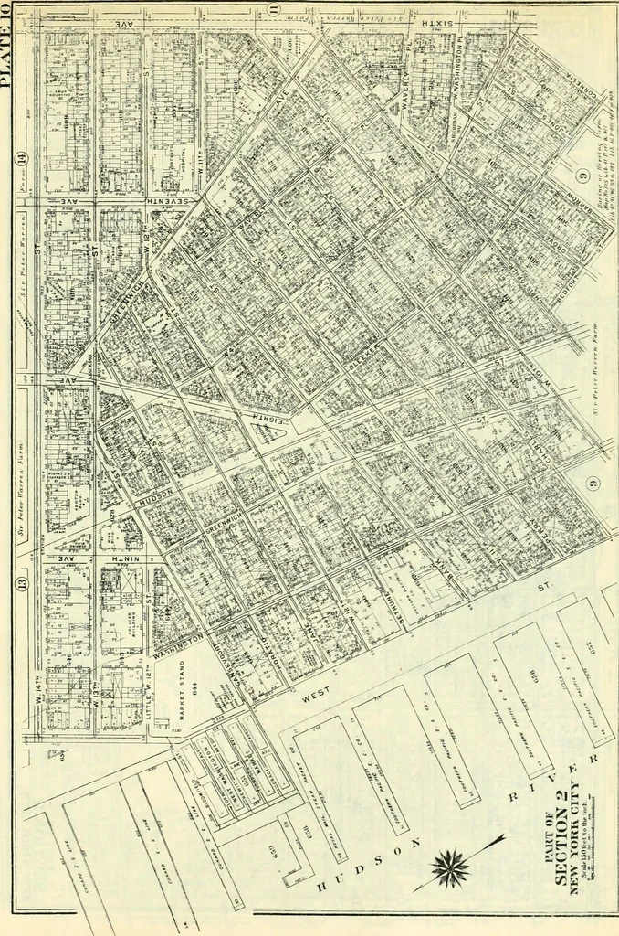 An illustration from The iconography of Manhattan Island, 1498-1909 : compiled from original sources and illustrated by photo-intaglio reproductions of important maps, plans, views, and documents in public and private collections, 1915, leaf 822