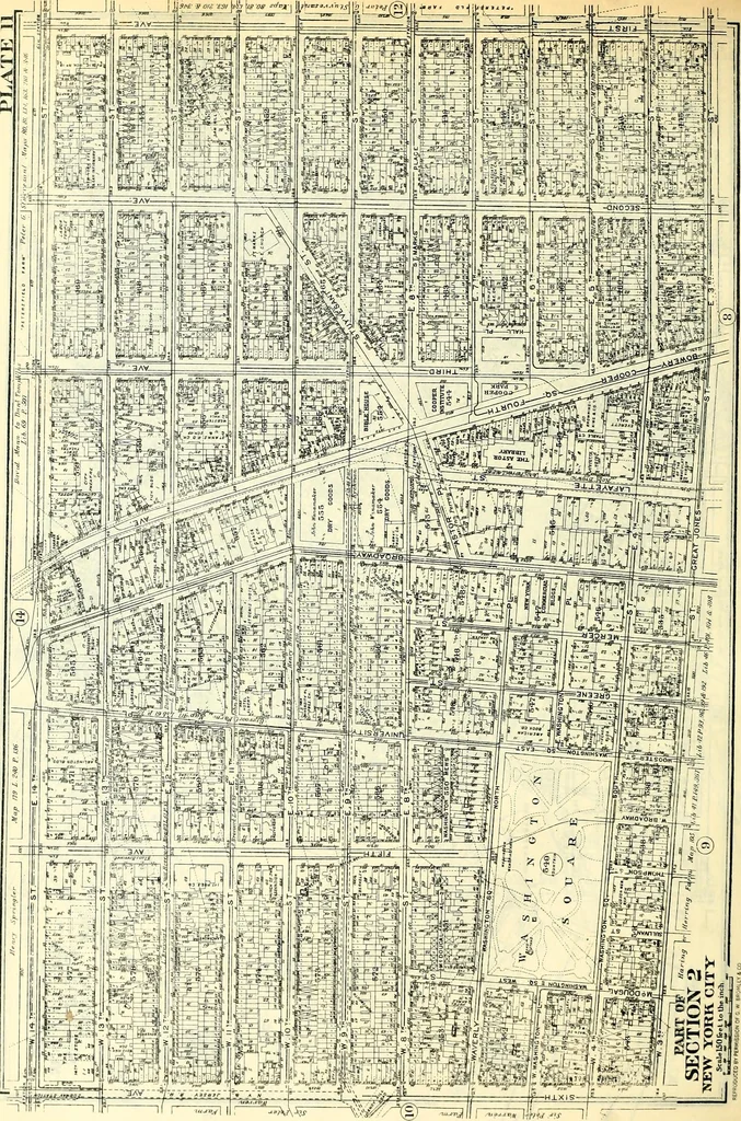 An illustration from The iconography of Manhattan Island, 1498-1909 : compiled from original sources and illustrated by photo-intaglio reproductions of important maps, plans, views, and documents in public and private collections, 1915, leaf 823