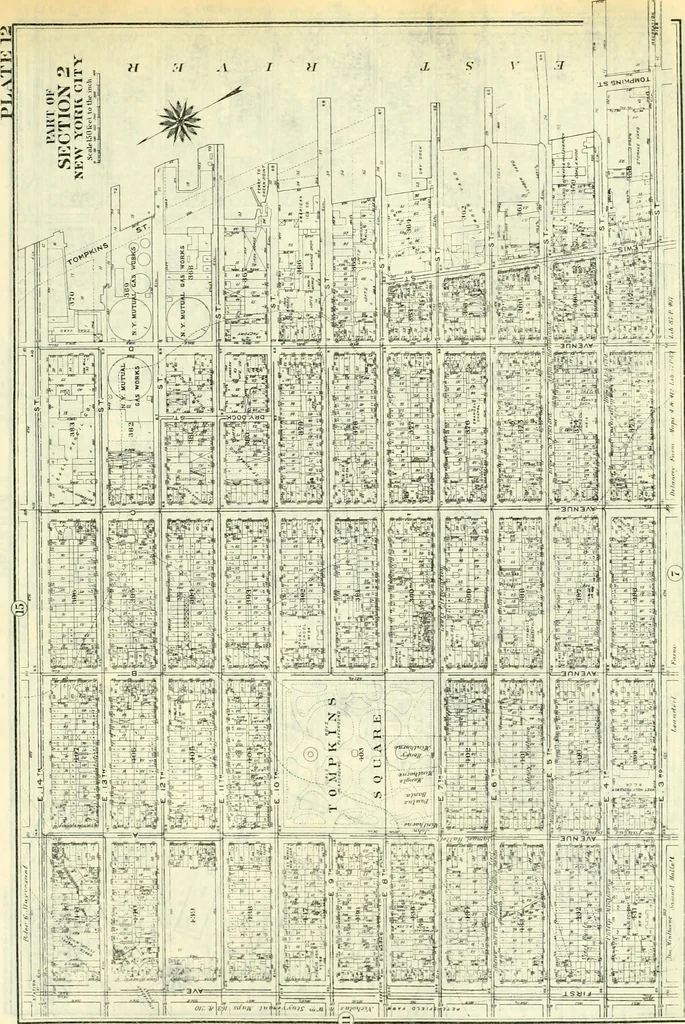 An illustration from The iconography of Manhattan Island, 1498-1909 : compiled from original sources and illustrated by photo-intaglio reproductions of important maps, plans, views, and documents in public and private collections, 1915, leaf 824
