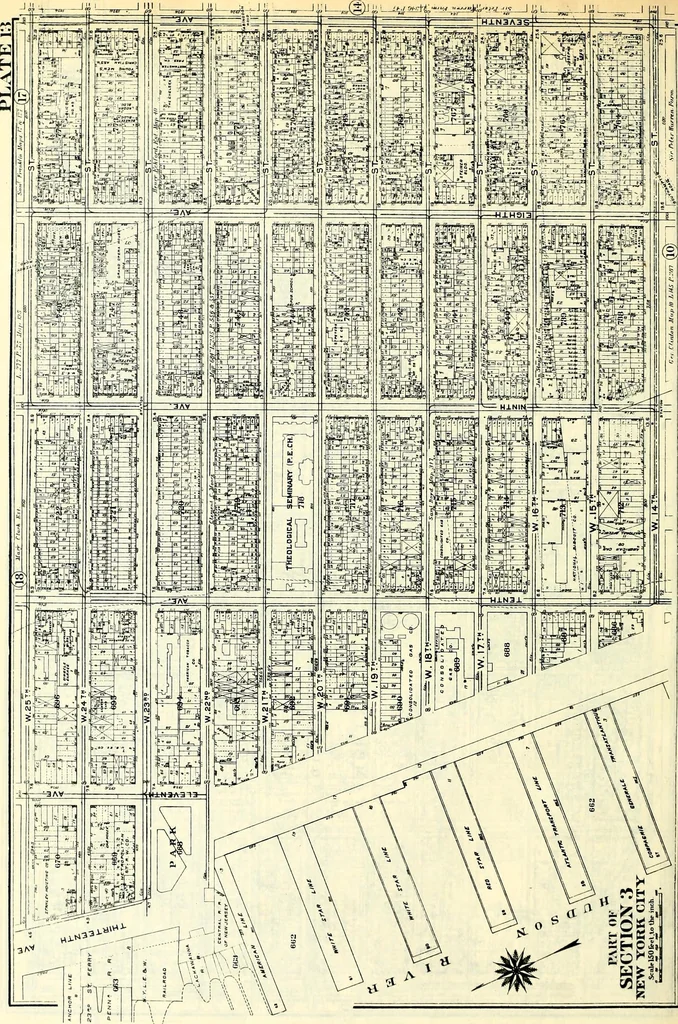 An illustration from The iconography of Manhattan Island, 1498-1909 : compiled from original sources and illustrated by photo-intaglio reproductions of important maps, plans, views, and documents in public and private collections, 1915, leaf 825