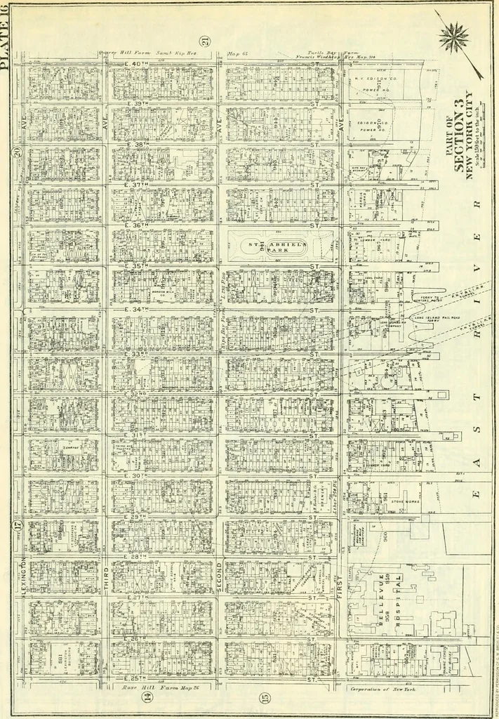 An illustration from The iconography of Manhattan Island, 1498-1909 : compiled from original sources and illustrated by photo-intaglio reproductions of important maps, plans, views, and documents in public and private collections, 1915, leaf 828