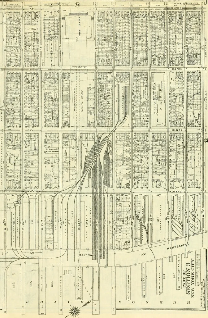 An illustration from The iconography of Manhattan Island, 1498-1909 : compiled from original sources and illustrated by photo-intaglio reproductions of important maps, plans, views, and documents in public and private collections, 1915, leaf 830