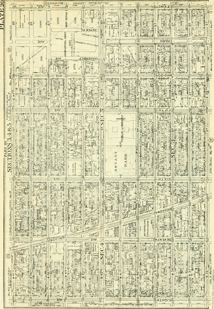 An illustration from The iconography of Manhattan Island, 1498-1909 : compiled from original sources and illustrated by photo-intaglio reproductions of important maps, plans, views, and documents in public and private collections, 1915, leaf 832