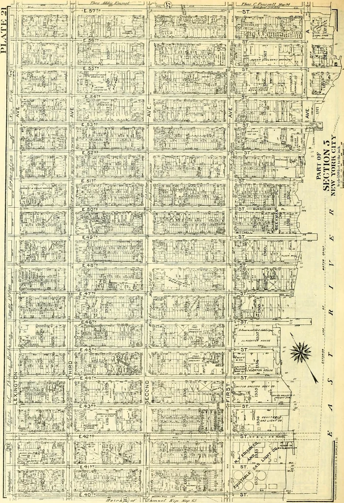 An illustration from The iconography of Manhattan Island, 1498-1909 : compiled from original sources and illustrated by photo-intaglio reproductions of important maps, plans, views, and documents in public and private collections, 1915, leaf 833