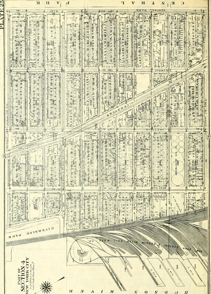 An illustration from The iconography of Manhattan Island, 1498-1909 : compiled from original sources and illustrated by photo-intaglio reproductions of important maps, plans, views, and documents in public and private collections, 1915, leaf 837