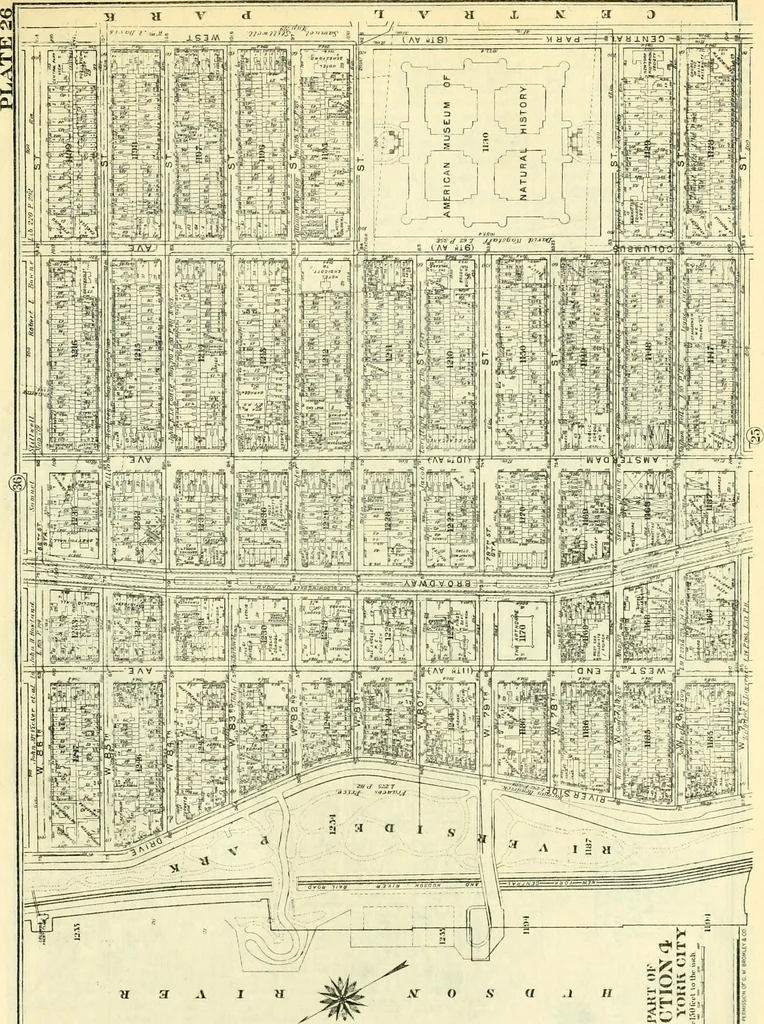An illustration from The iconography of Manhattan Island, 1498-1909 : compiled from original sources and illustrated by photo-intaglio reproductions of important maps, plans, views, and documents in public and private collections, 1915, leaf 838