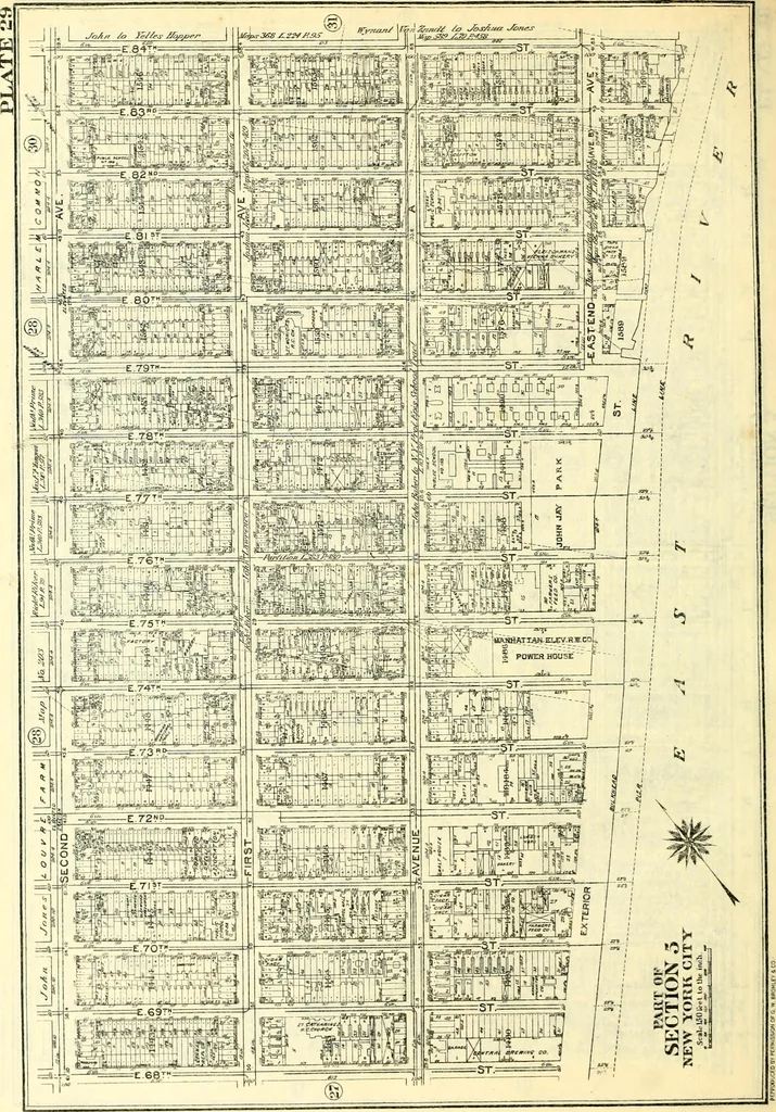 An illustration from The iconography of Manhattan Island, 1498-1909 : compiled from original sources and illustrated by photo-intaglio reproductions of important maps, plans, views, and documents in public and private collections, 1915, leaf 841