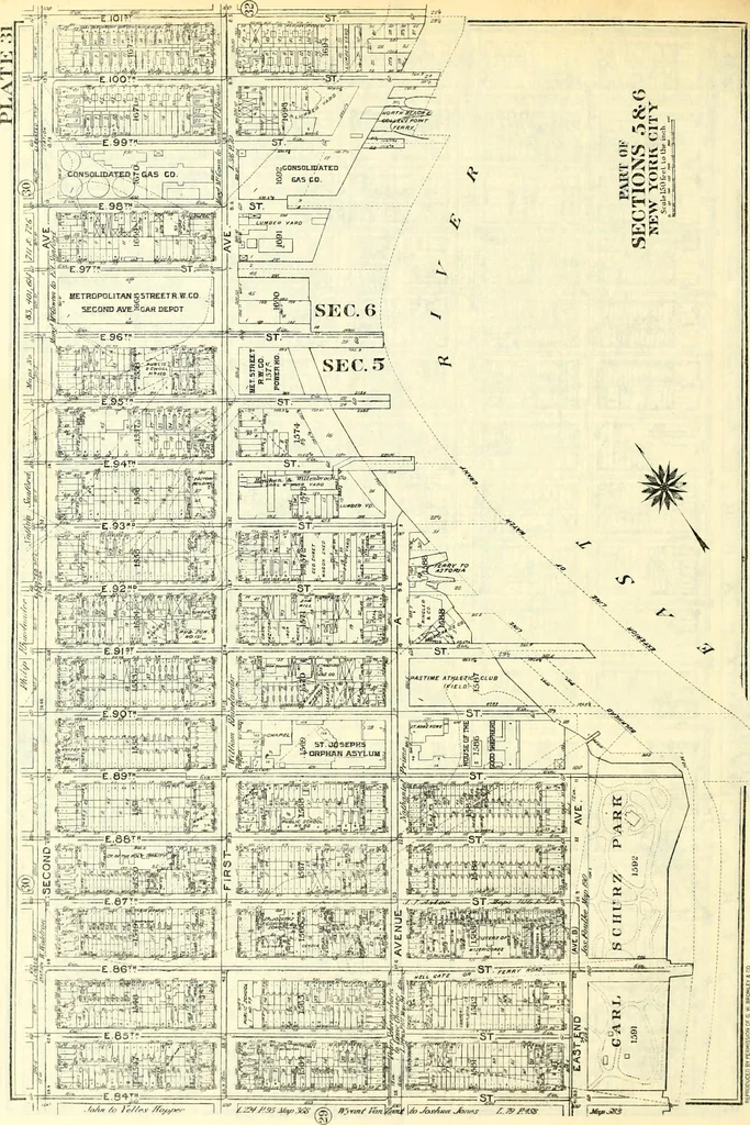 An illustration from The iconography of Manhattan Island, 1498-1909 : compiled from original sources and illustrated by photo-intaglio reproductions of important maps, plans, views, and documents in public and private collections, 1915, leaf 843
