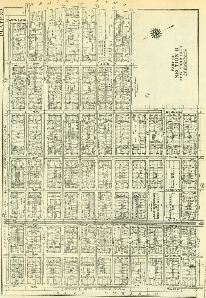 An illustration from The iconography of Manhattan Island, 1498-1909 : compiled from original sources and illustrated by photo-intaglio reproductions of important maps, plans, views, and documents in public and private collections, 1915, leaf 844