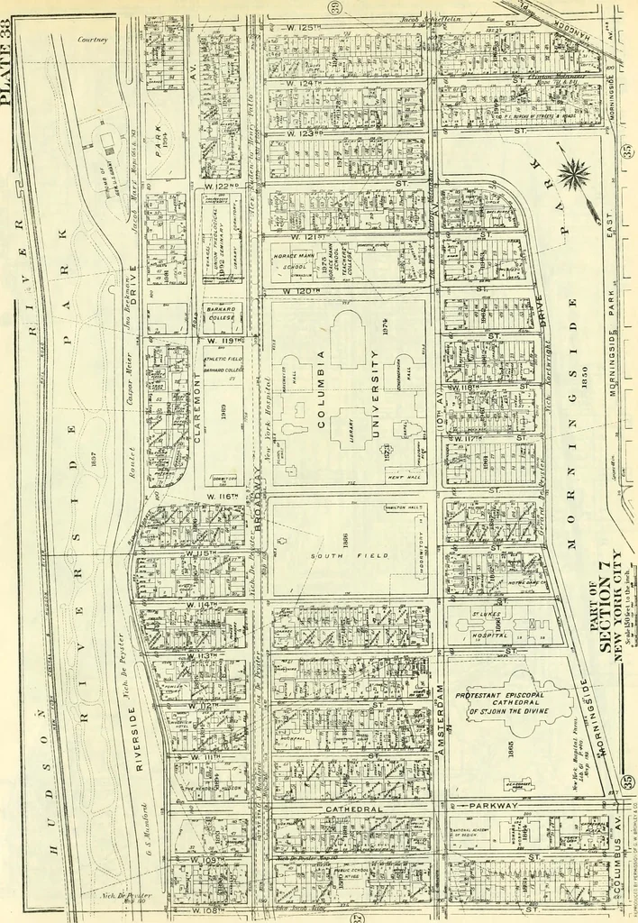 An illustration from The iconography of Manhattan Island, 1498-1909 : compiled from original sources and illustrated by photo-intaglio reproductions of important maps, plans, views, and documents in public and private collections, 1915, leaf 850