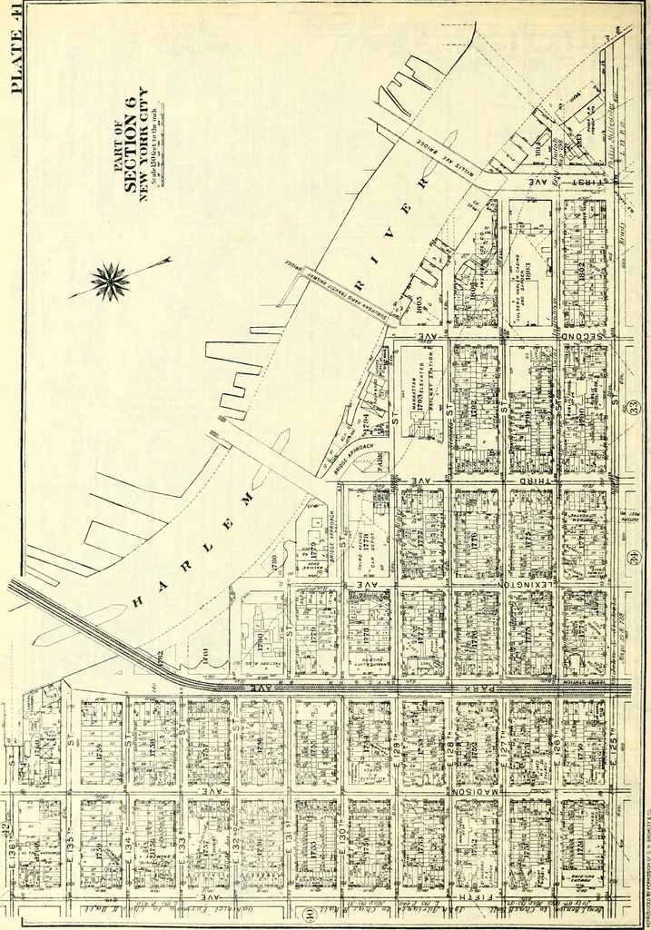 An illustration from The iconography of Manhattan Island, 1498-1909 : compiled from original sources and illustrated by photo-intaglio reproductions of important maps, plans, views, and documents in public and private collections, 1915, leaf 853