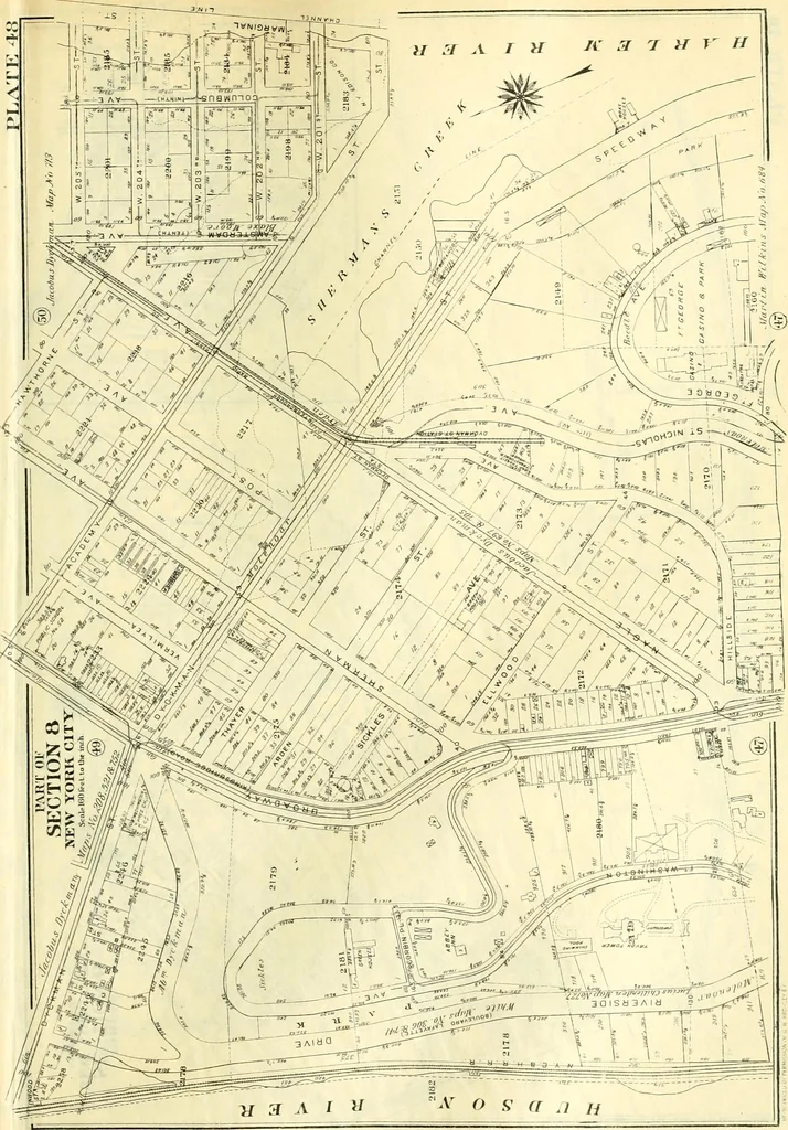 An illustration from The iconography of Manhattan Island, 1498-1909 : compiled from original sources and illustrated by photo-intaglio reproductions of important maps, plans, views, and documents in public and private collections, 1915, leaf 860