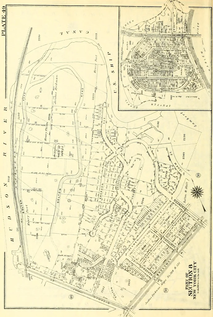 An illustration from The iconography of Manhattan Island, 1498-1909 : compiled from original sources and illustrated by photo-intaglio reproductions of important maps, plans, views, and documents in public and private collections, 1915, leaf 861