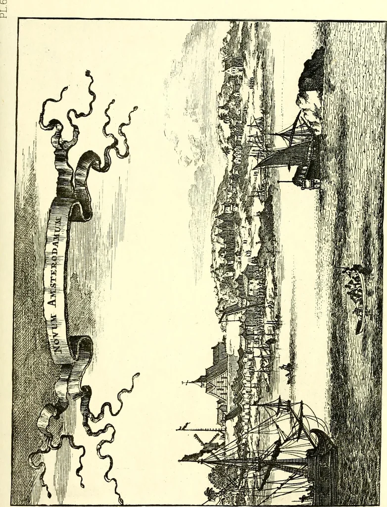 An illustration from The iconography of Manhattan Island, 1498-1909 : compiled from original sources and illustrated by photo-intaglio reproductions of important maps, plans, views, and documents in public and private collections, 1915, leaf 192