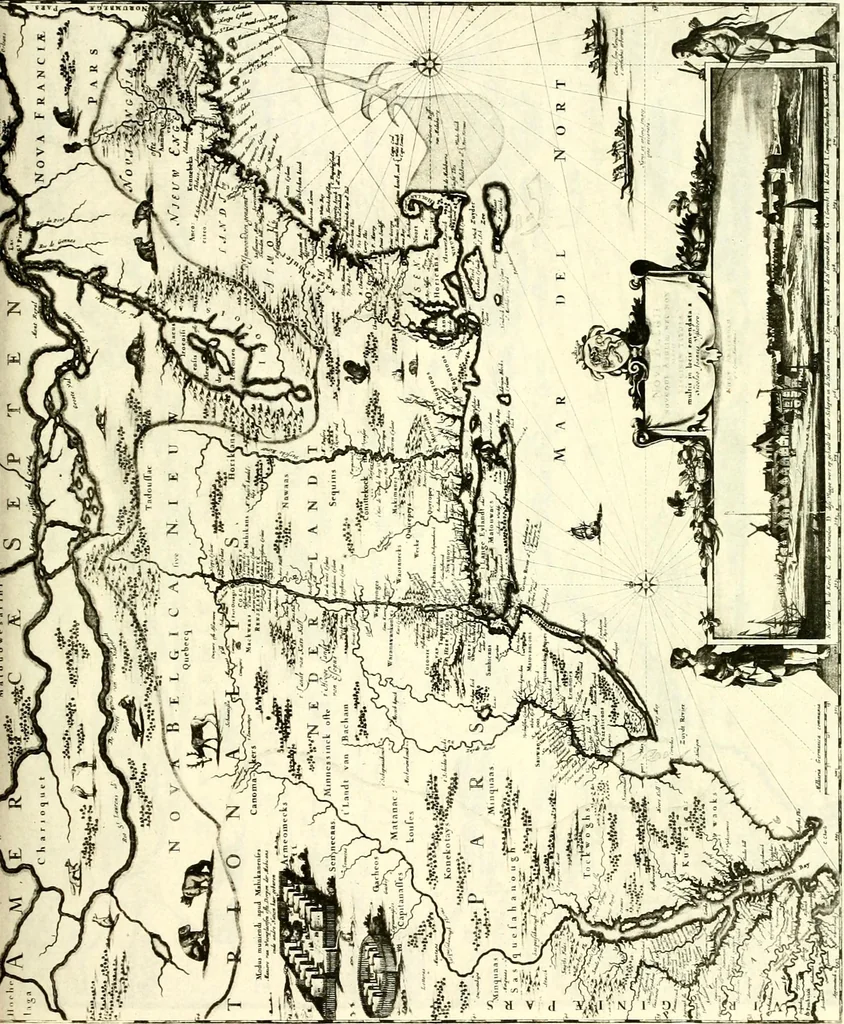 An illustration from The iconography of Manhattan Island, 1498-1909 : compiled from original sources and illustrated by photo-intaglio reproductions of important maps, plans, views, and documents in public and private collections, 1915, leaf 196