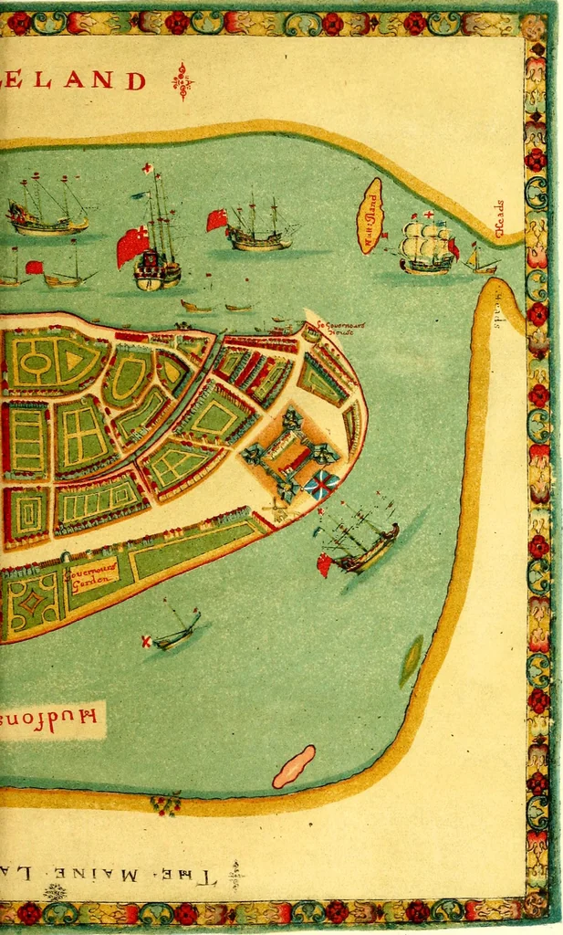 An illustration from The iconography of Manhattan Island, 1498-1909 : compiled from original sources and illustrated by photo-intaglio reproductions of important maps, plans, views, and documents in public and private collections, 1915, leaf 294