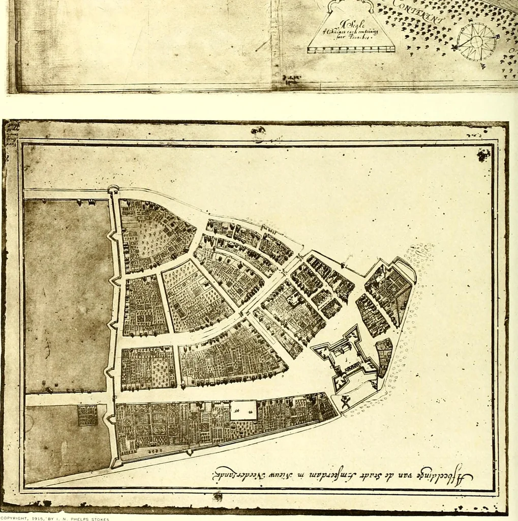 An illustration from The iconography of Manhattan Island, 1498-1909 : compiled from original sources and illustrated by photo-intaglio reproductions of important maps, plans, views, and documents in public and private collections, 1915, leaf 297