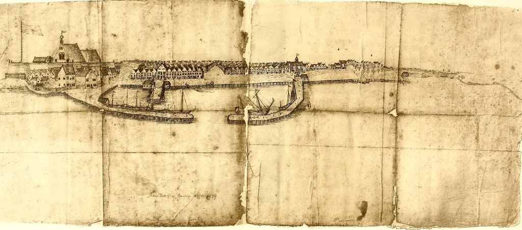 An illustration from The iconography of Manhattan Island, 1498-1909 : compiled from original sources and illustrated by photo-intaglio reproductions of important maps, plans, views, and documents in public and private collections, 1915, leaf 321