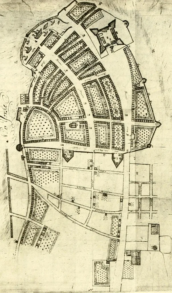 An illustration from The iconography of Manhattan Island, 1498-1909 : compiled from original sources and illustrated by photo-intaglio reproductions of important maps, plans, views, and documents in public and private collections, 1915, leaf 334
