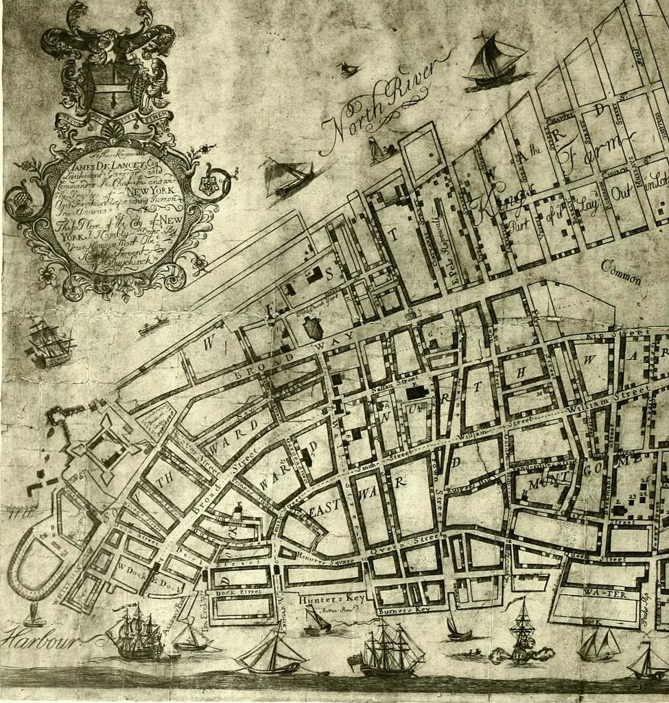 An illustration from The iconography of Manhattan Island, 1498-1909 : compiled from original sources and illustrated by photo-intaglio reproductions of important maps, plans, views, and documents in public and private collections, 1915, leaf 375