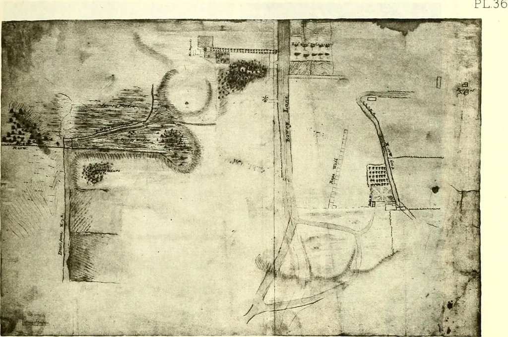 An illustration from The iconography of Manhattan Island, 1498-1909 : compiled from original sources and illustrated by photo-intaglio reproductions of important maps, plans, views, and documents in public and private collections, 1915, leaf 382