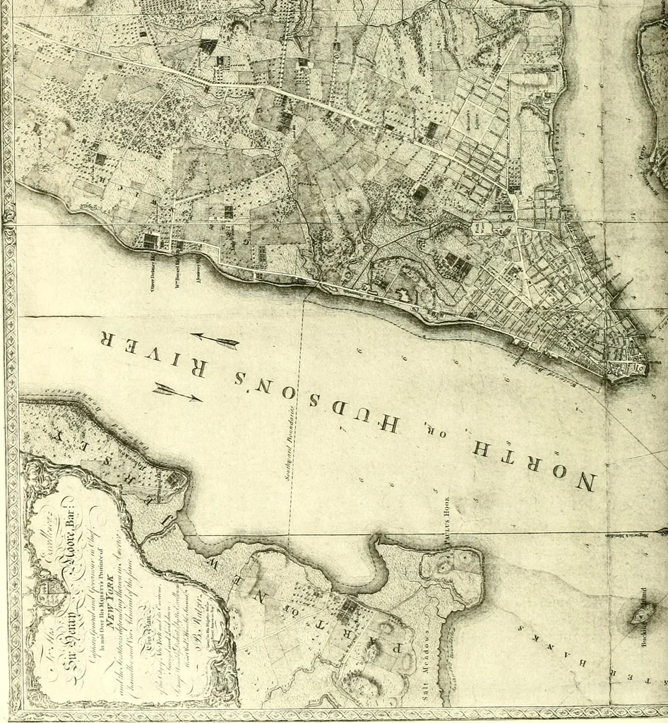 An illustration from The iconography of Manhattan Island, 1498-1909 : compiled from original sources and illustrated by photo-intaglio reproductions of important maps, plans, views, and documents in public and private collections, 1915, leaf 527