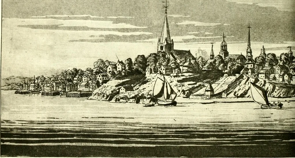 An illustration from The iconography of Manhattan Island, 1498-1909 : compiled from original sources and illustrated by photo-intaglio reproductions of important maps, plans, views, and documents in public and private collections, 1915, leaf 535