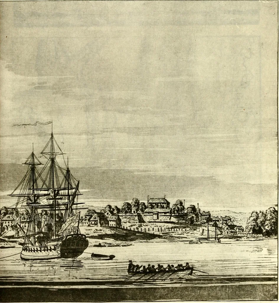An illustration from The iconography of Manhattan Island, 1498-1909 : compiled from original sources and illustrated by photo-intaglio reproductions of important maps, plans, views, and documents in public and private collections, 1915, leaf 536