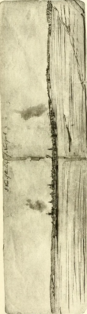 An illustration from The iconography of Manhattan Island, 1498-1909 : compiled from original sources and illustrated by photo-intaglio reproductions of important maps, plans, views, and documents in public and private collections, 1915, leaf 544