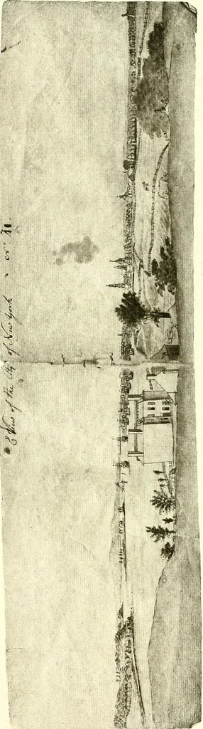 An illustration from The iconography of Manhattan Island, 1498-1909 : compiled from original sources and illustrated by photo-intaglio reproductions of important maps, plans, views, and documents in public and private collections, 1915, leaf 544
