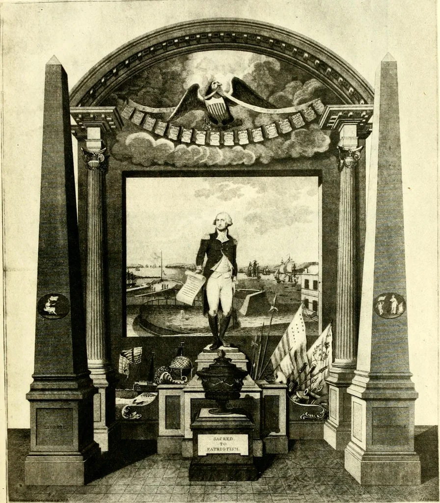 An illustration from The iconography of Manhattan Island, 1498-1909 : compiled from original sources and illustrated by photo-intaglio reproductions of important maps, plans, views, and documents in public and private collections, 1915, leaf 632